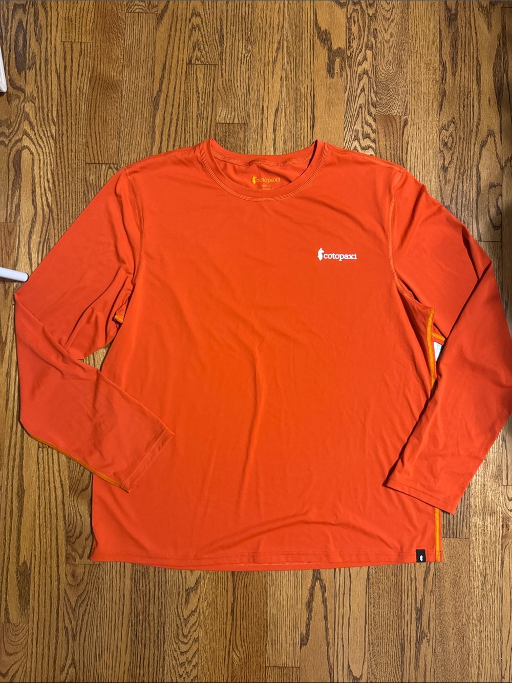cotopaxi Orange Long Sleeve Crew Neck Shirt NWOT